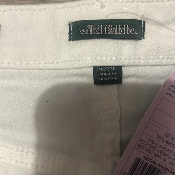 Wild Fable Highest Rise Shorts Women White - Picture 3 of 4